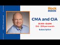 Hock transforms cma  cia study materials with subscription model