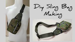 SEW SLING BAG LIKE A PRO SEWING TUTORIAL NO. 18 / BAG CUTTING AND STITCHING