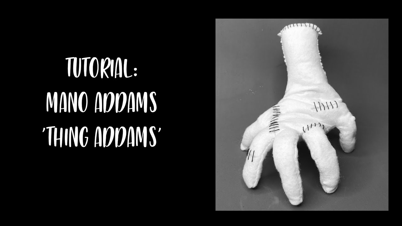 Tutorial: Mano Addams - Thing Addams diy 