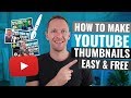 How to make a thumbnail for youtubes  easy  free