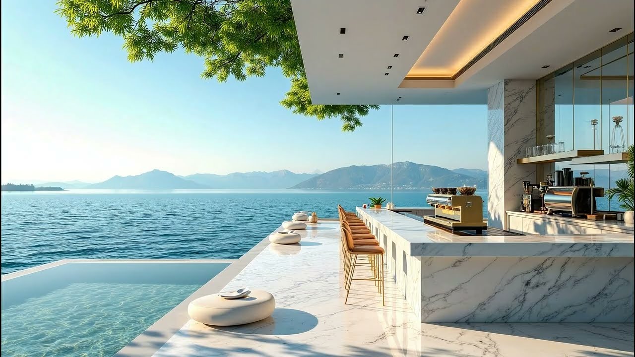 Peaceful Jazz in a Wooden Forest Cabin for Work & Relaxing Morning