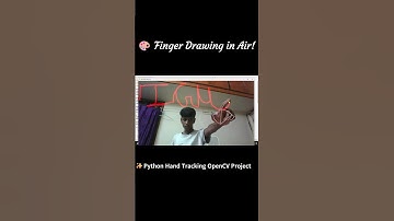 🖌️ Draw in Air Using Your Hand! ✨ Python OpenCV Mediapipe Project|Subscribe to iGUS_ELECTRO