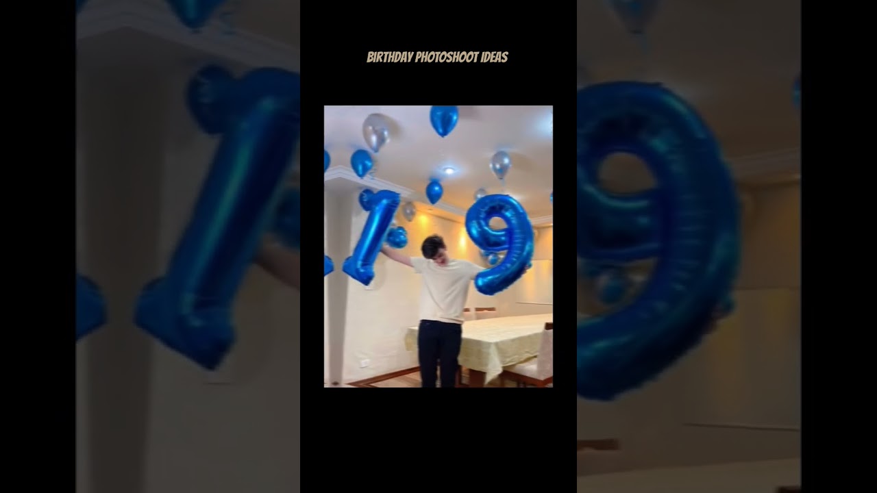 Birthday Photoshoot Ideas For Boys 💙 