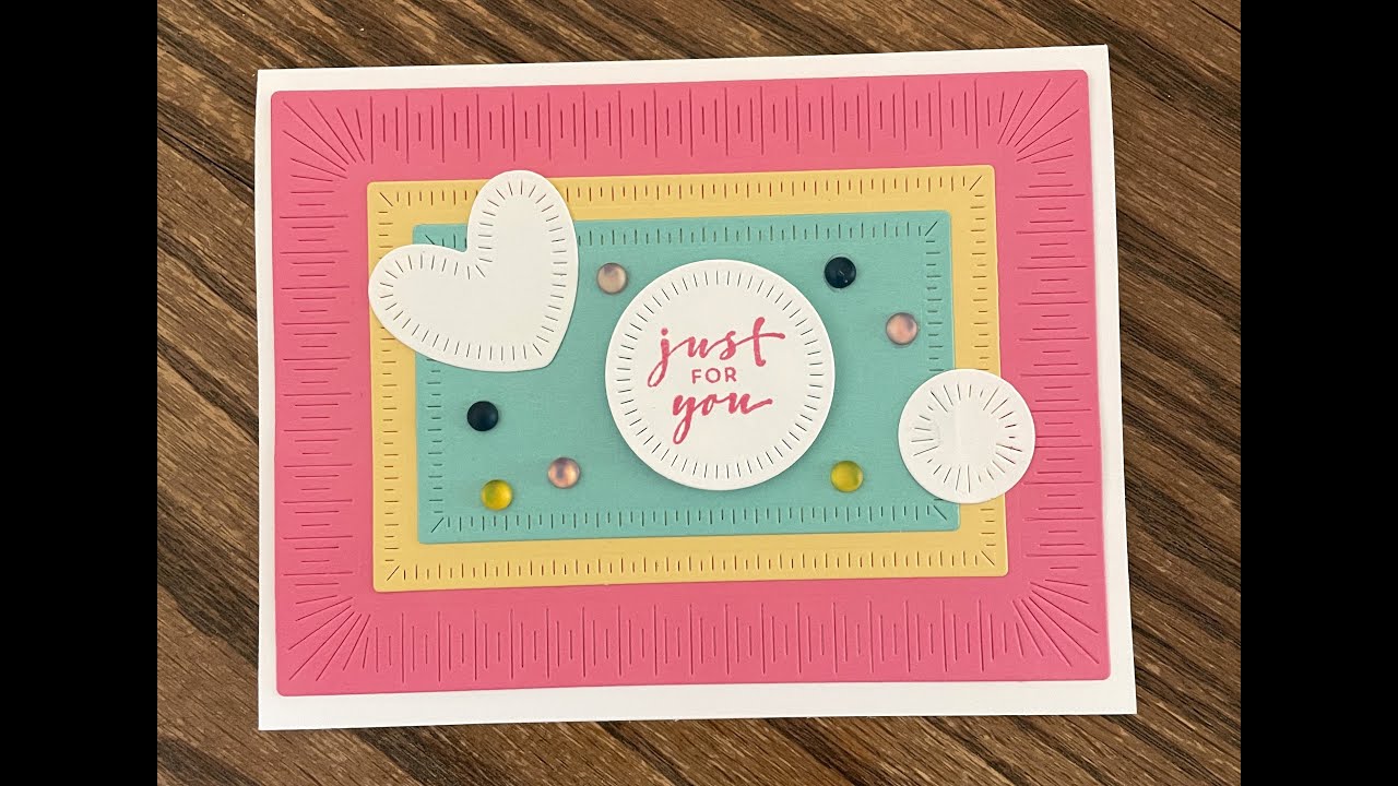 Radiating Stitches Fun Festive Card