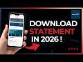 How to Download Capital One Statement !