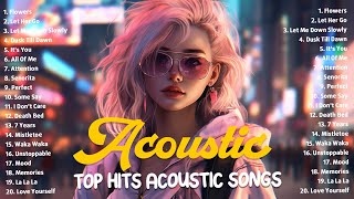 Tiktok songs 2023 🍀Good vibes playlist 🎸 Acoustic songs cover of popular with lyrics