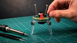 I Built a Tiny Firefly Robot That Comes Alive in the Dark | Desktop Electronic Art