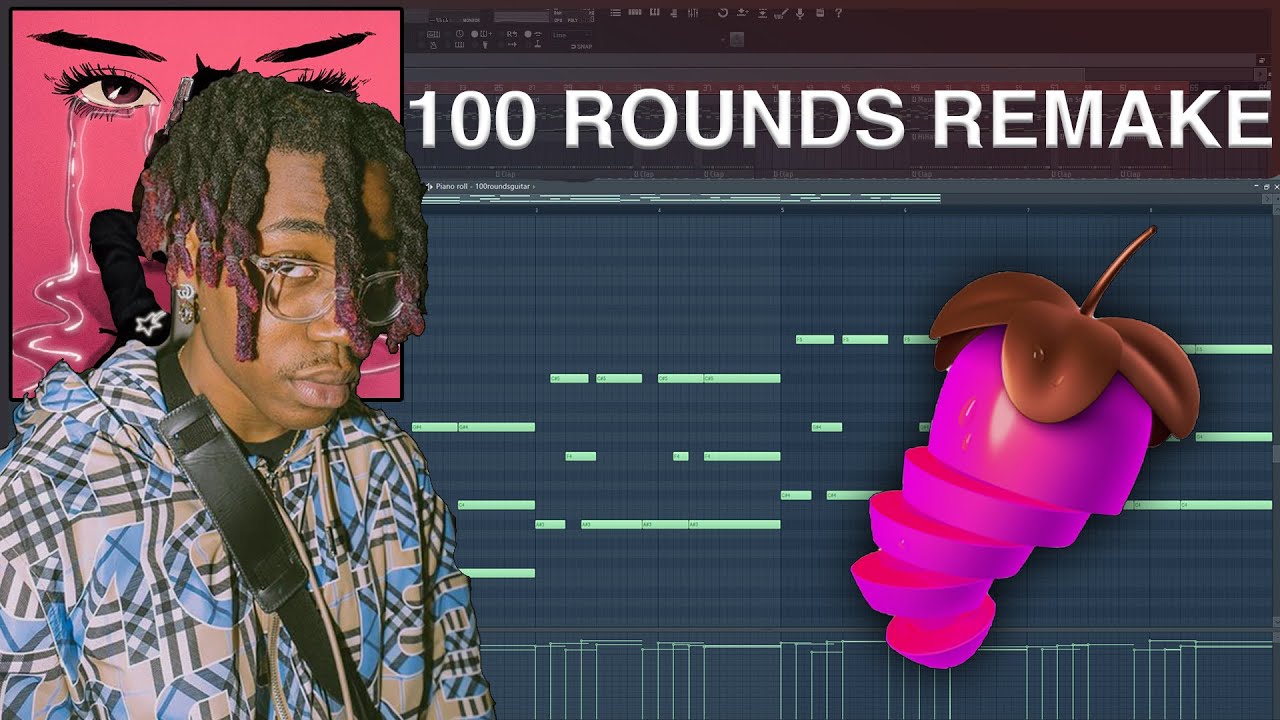 How To Remake "Dro Kenji -100 Rounds" in FL Studio (FREE FLP)