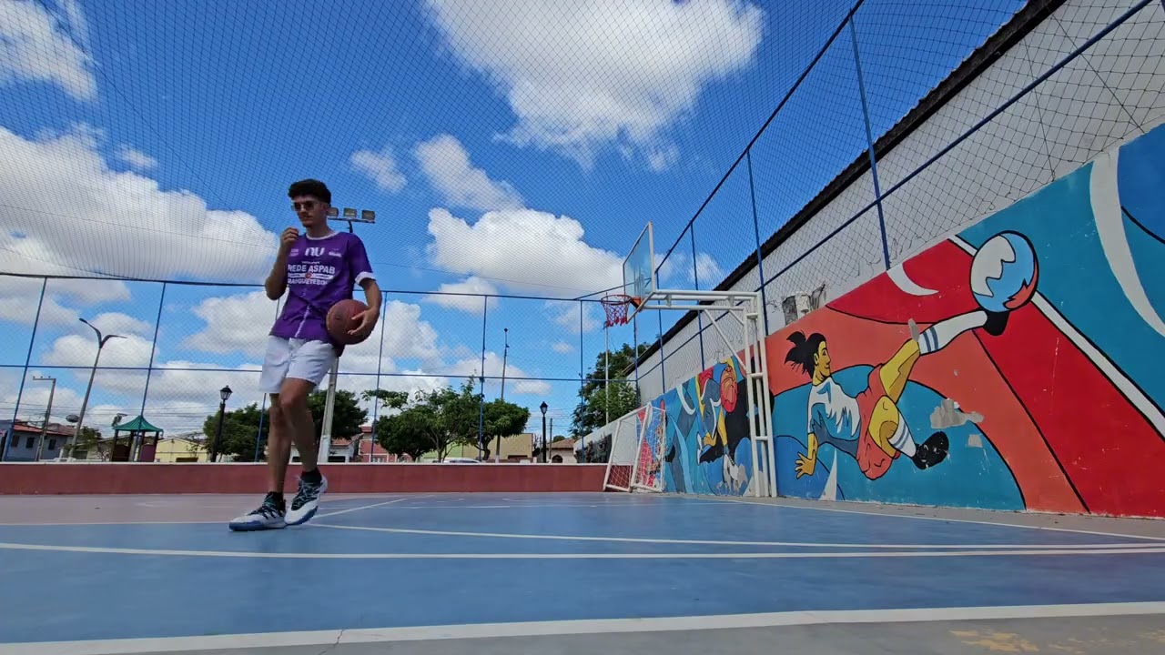 Aquecimento - controle de bola e arremesso 🏀