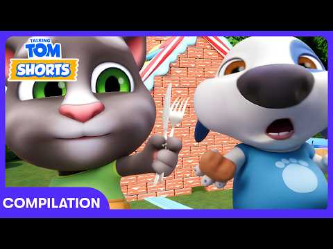 GINGERBREAD MAYHEM! 🏠🍴🤤 - Talking Tom Shorts Season 3!