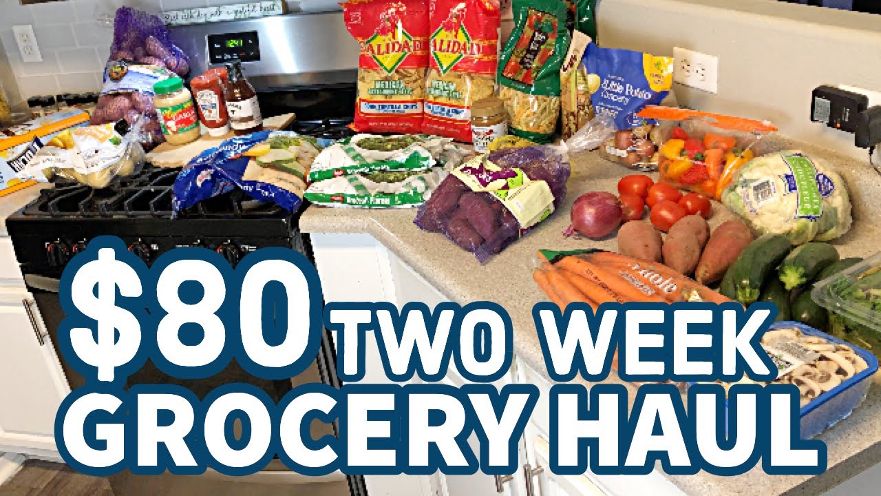 Extreme Budget Grocery Haul | $80 TWO WEEK GROCERY HAUL | Couples Grocery Haul / Plant Based
