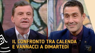 Il confronto tra Calenda e Vannacci a diMartedì