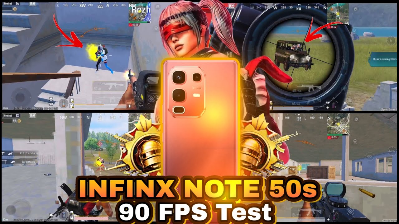 BGMI 4.0 Solo vs Squad 1v4 Clutch | Infinix Note 50s 90 FPS Test 🔥 Bgmi 4.0 90 FPS Test 😱