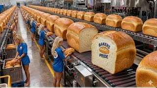 Inside the World’s Most Modern Bread Factory | Full Bread Making Process