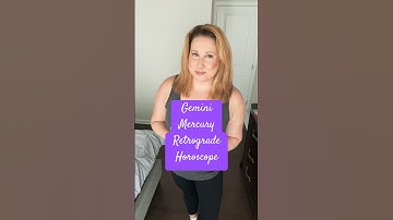 Gemini Mercury Retrograde Horoscope #mercuryretrograde #zodiacsign #fypシ゚viral #gemini