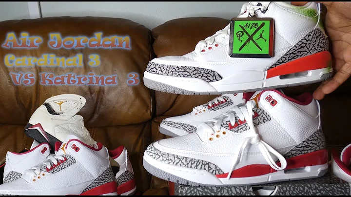 EARLY! Air Jordan Cardinal 3 Compared to 1992 Card...