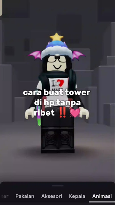 cara buat tower di hp tanpa ribet‼️😍 #roblox #robloxedit #fypviralシ