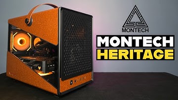 The BEST looking Case of 2025? | Montech Heritage | Leather Micro ATX Case - PC Build