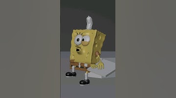 WHAT IF the PIZZA ep was 3D ANIMATED #blender #spongebob