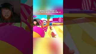 Caseoh gets a fall guys world record 😂😂 #caseoh #fallguys Wealth