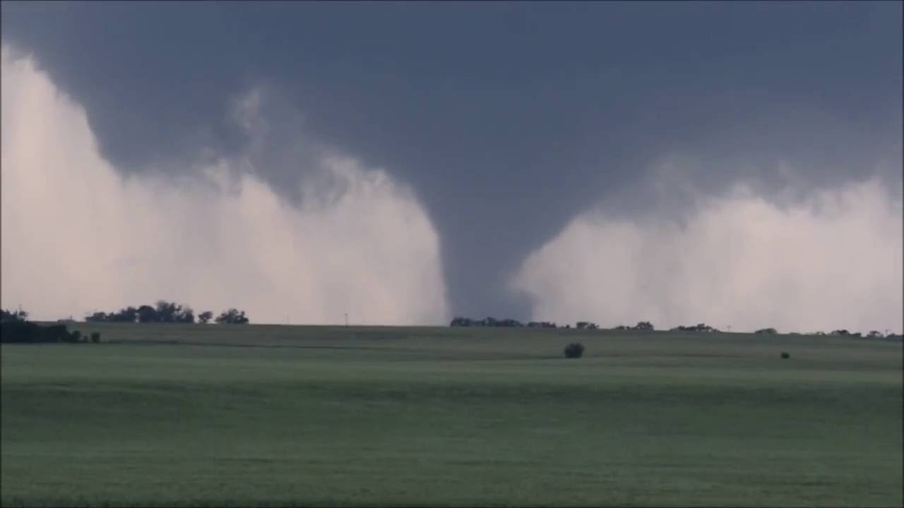 Violent Wedge Tornado near Solomon, KS on May 25th, 2016 YouTube