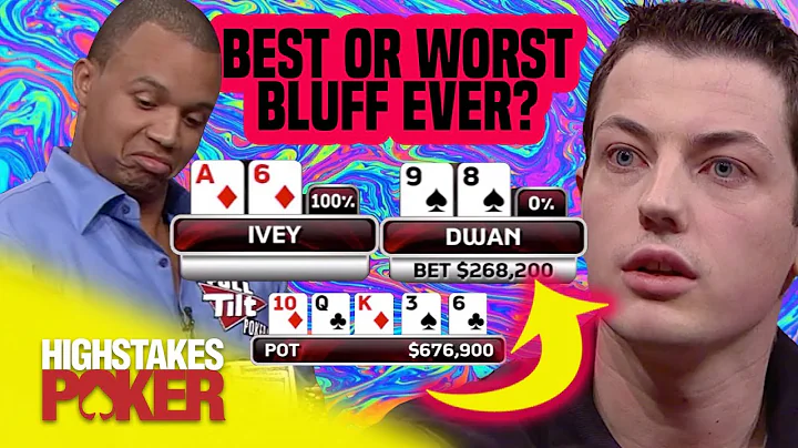 Tom Dwan vs Phil Ivey CRAZY BLUFF! | High Stakes P...