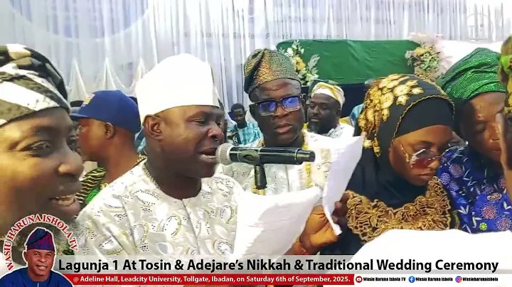 IBADAN CANNOT GET ENOUGH AS L1 STORMS THE TOWN FOR TOSIN AND ADEJARE NILKAH CEREMONY 1 