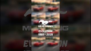 Ford Mustang Through the Decades! #shorts #youtubeshorts #viral #top #car #ai