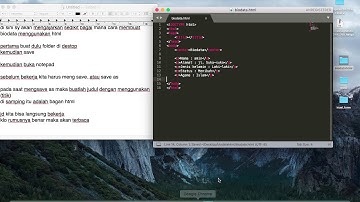 Cara membuat biodata menggunakan html