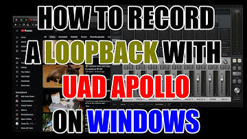 How to record a LOOPBACK with UAD Virtual Channels on Windows