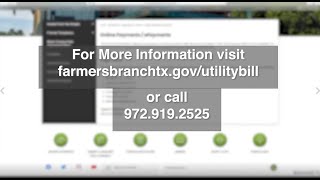 Farmers Branch New Online Bill Pay Guide 2022