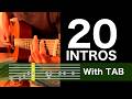 20 Guitar Intros Everyone Knows (With TAB)