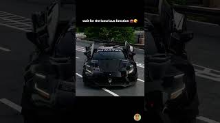 Wait For The Luxurious Function 🚘🔥 | Black Maserati #shorts #maserati #sportscar