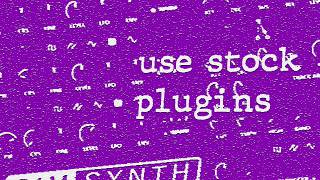 using stock plugins isn't bad