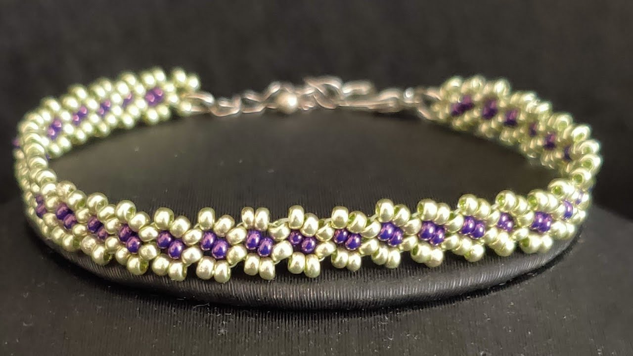 KUM BONCUKTAN KOLAY BİLEKLİK 🌼 HALHAL YAPIMI