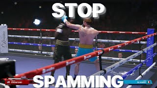 How To Stop A Spammer in Undisputed Boxing! 