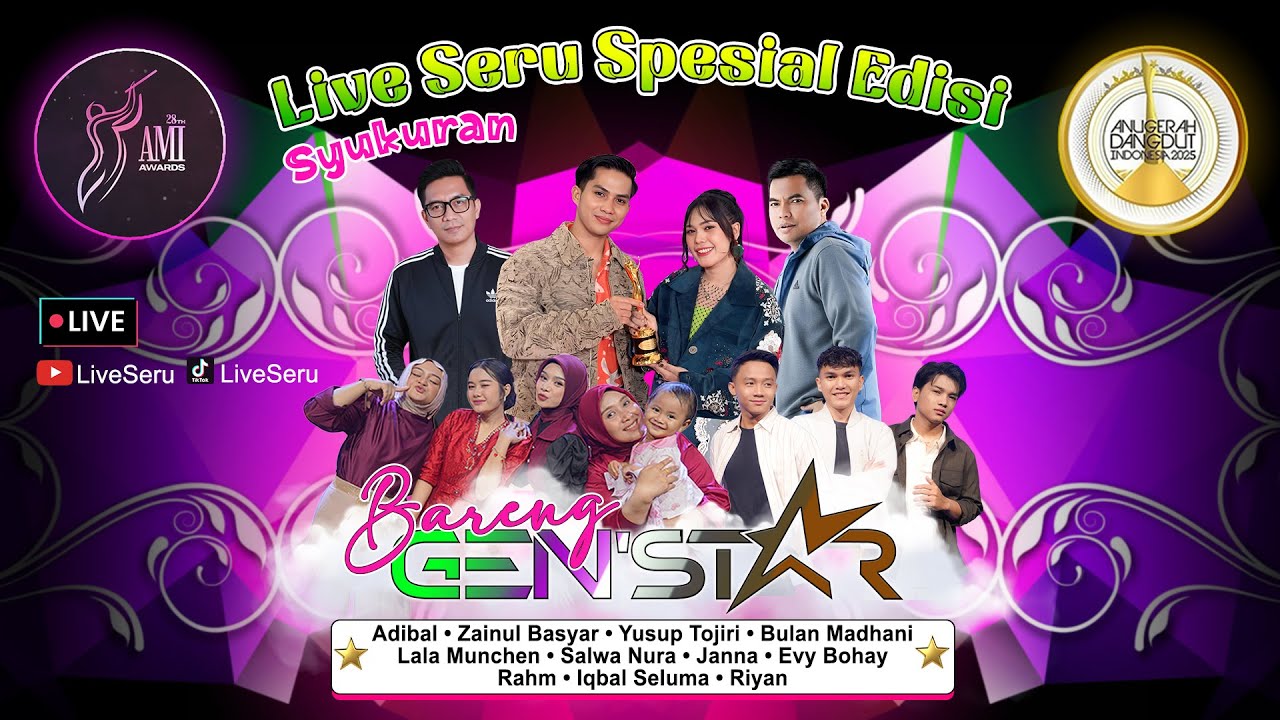 🔴 LIVE SERU SPESIAL EDISI SYUKURAN BARENG GENSTAR