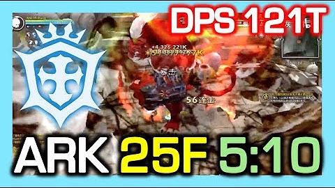 Crusader ARK 25F 5:10 / DPS 121 Trillion / Dragon Nest China