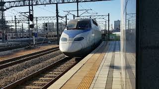코레일 KTX 40호기 행신행 504열차 용산역 진입