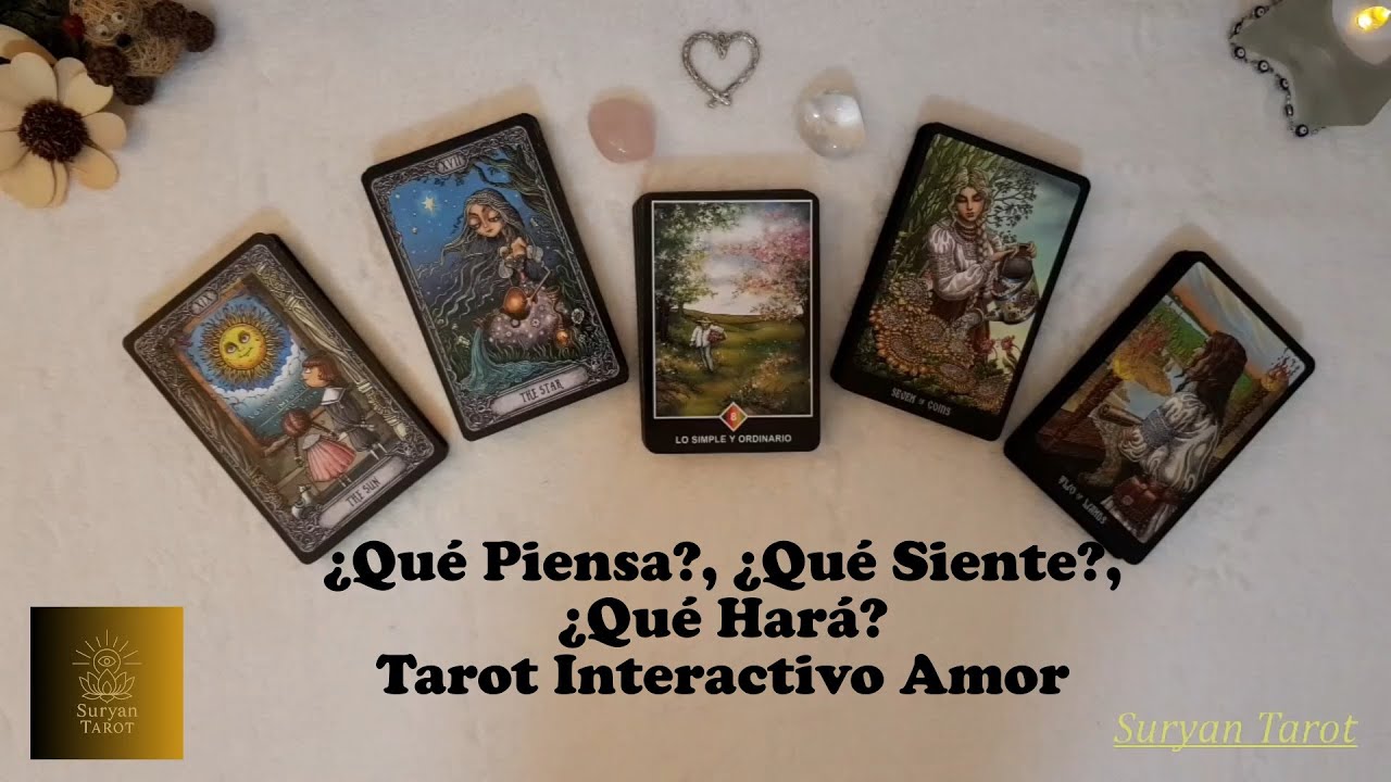 💫¿Qué Piensa? ¿Qué Siente? ¿Qué Hará?💫Tarot Interactivo Amor 💖✨