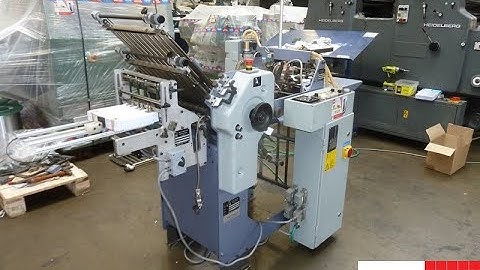 stahl t36 pharmaceutical paper folding machine for sale   Gab Supplies Ltd   1993