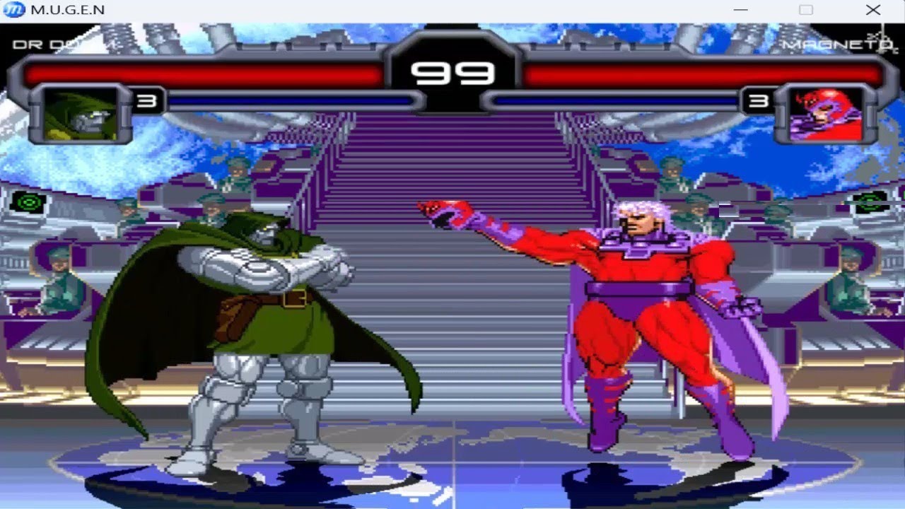 MAGNETO vs DR DOOM - Final Boss Fight😈 Marvel vs Capcom Mugen Epic Villains Comics Tribute 2024