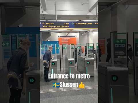 Entrance to metro,