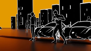 2D And 3D combine Blender. #creazione #Blender #3d #blender3d #2d animation #animation #edit