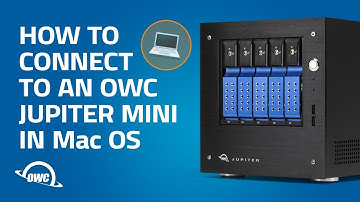 How to connect to an OWC Jupiter Mini in Mac OS