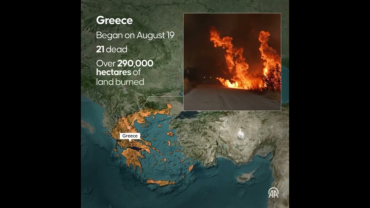 World witnesses massive wildfires 2023