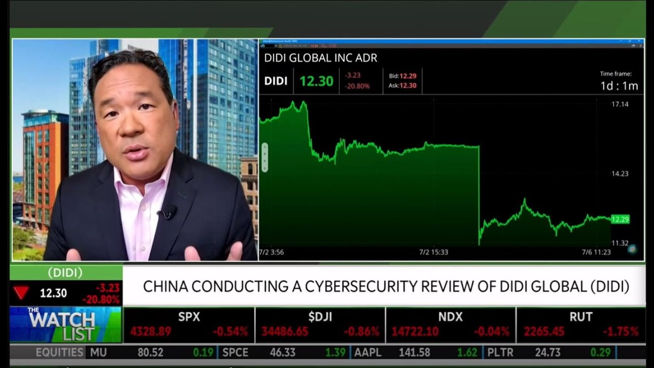 TDAmeritrade Network - Cybersecurity Crackdown "Uber" of China Stock $DiDi