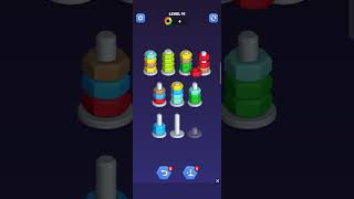 Nut Sort Gameplay - Level 91 Sorting Puzzle Challenge #androidgaming #gamingcommunity #nutsort
