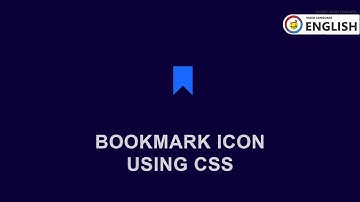 Create Bookmark Icon Using CSS | CSS Shapes