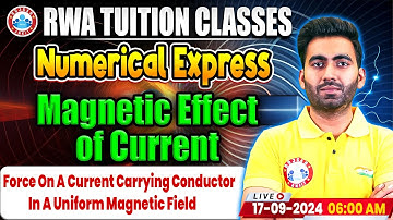 Magnetic Effect of Current | Class 12 Physics Numerical Express By Manish Sir